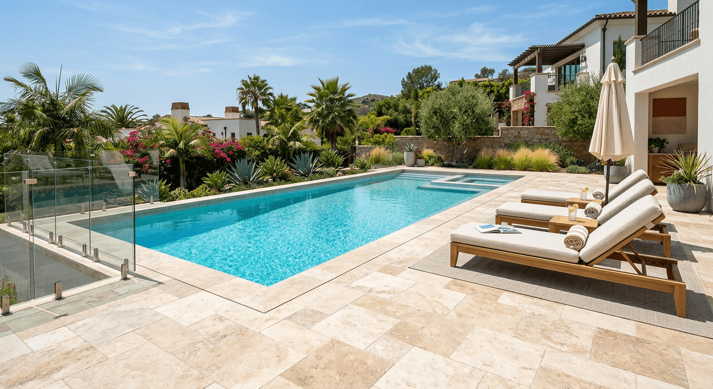 Pool Deck Resurfacing & Expansion